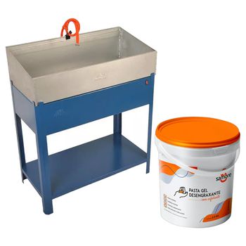 Lavadora de Peças LV 810 - 127V - 80cm Com Pasta Desengraxante - Fercar - Ritec Máquinas e Ferramentas