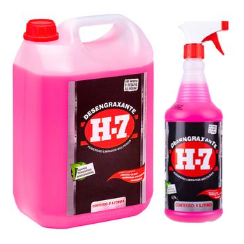 Kit Desengraxante Removedor Multiuso 5L Com Desengraxante Spray 1L - H7 - Ritec Máquinas e Ferramentas