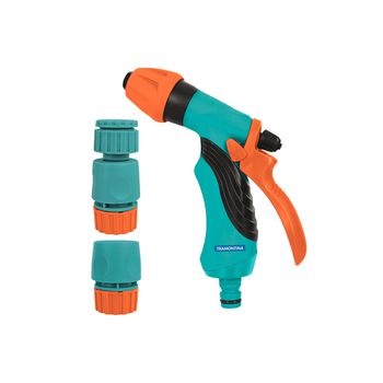 Hidropistola Com Engates Rápidos Para Irrigação 4 Peças (78581/610) - Tramontina - Ritec Máquinas e Ferramentas