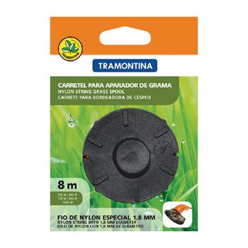 Carretel 1 Fio de Nylon Para Aparadores de Grama 1,8mm x 8m (78799/463) - Tramontina - Ritec Máquinas e Ferramentas