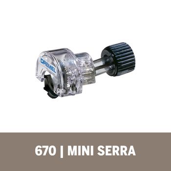 Acoplamento de Minisserra 670 - Dremel - Ritec Máquinas e Ferramentas