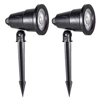 Kit Luminária Tipo Espeto Para Jardim Verde 5W - 6500K Com 2 Unidades (518,0007) - Noll LED - Ritec Máquinas e Ferramentas