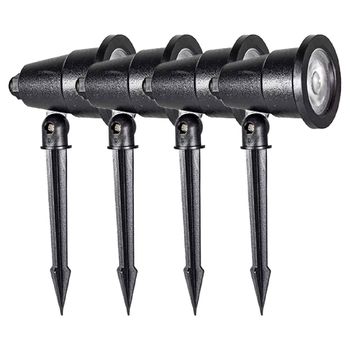 Kit Luminária Tipo Espeto Para Jardim Verde 5W - 6500K Com 4 Unidades (518,0007) - Noll LED - Ritec Máquinas e Ferramentas