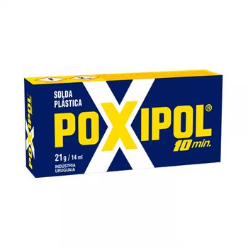 Adesivo Epóxi Líquido Cinza 10min - 21G/14ml (521167) - Poxipol - Ritec Máquinas e Ferramentas