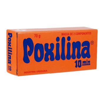 Adesivo Massa Epóxi 10min - 70G (864838) - Poxilina - Ritec Máquinas e Ferramentas