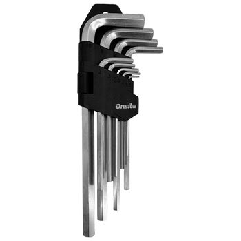 Jogo De Chave Allen Longa 1.5mm á 10mm - 9 Peças (702681) - Onsite - Ritec Máquinas e Ferramentas
