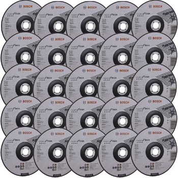 Kit Disco de Corte Deep Cut 180x1,6mm Com 25 Unidades (2608600710) - Bosch - Ritec Máquinas e Ferramentas