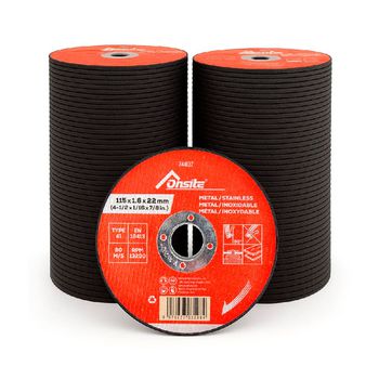 Kit Disco de Corte Deep Cut 4.1/2'' x 1.6mm Com 400 Unidades (744137) - Onsite - Ritec Máquinas e Ferramentas
