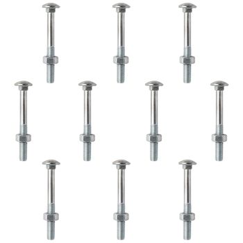 Kit Parafuso Francês Com Porca 1/2'' x 4'' - 53,0033 (Com 10 Unidades) - Nord - Ritec Máquinas e Ferramentas