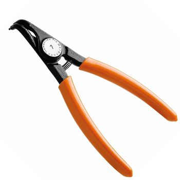 Alicate Para Anéis Externo Curvo 7'' (44011/107) - Tramontina Pro - Ritec Máquinas e Ferramentas