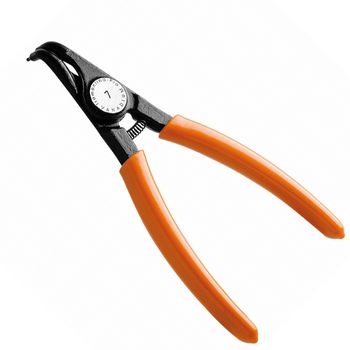 Alicate Para Anéis Externo Curvo 12'' (44011/112) - Tramontina Pro - Ritec Máquinas e Ferramentas