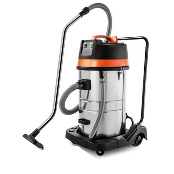 Aspirador de Pó Para Sólidos e Liquidos 127V - 2400W - 80L (44983/010) - Tramontina Pro - Ritec Máquinas e Ferramentas