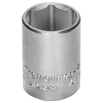 Soquete Sextavado 1/4'' x 6mm (44805/106) - Tramontina Pro - Ritec Máquinas e Ferramentas
