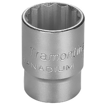 Soquete Estriado 1/2'' x 25mm (44833/125) - Tramontina Pro - Ritec Máquinas e Ferramentas