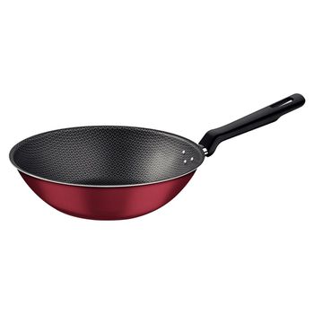Wok Loreto em Alumínio Antiaderente Vermelho (20395/724) - Tramontina - Ritec Máquinas e Ferramentas