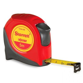 Trena de Bolso Com Trava 5 Metros (KTX34-5M-S) - Starrett - Ritec Máquinas e Ferramentas