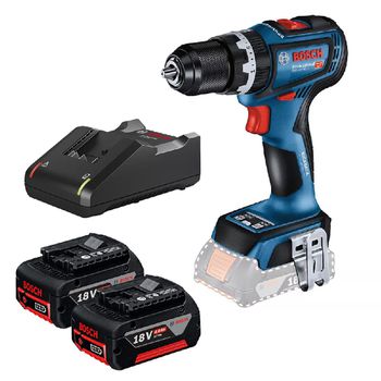 Parafusadeira / Furadeira de Impacto GSB 18V-90C Com 02 Baterias e Carregador - Bosch - Ritec Máquinas e Ferramentas