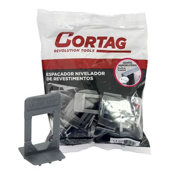 Espaçador Para Nivelador 1,5mm Com 50 Unidades SUPRA (62857) - Cortag - Ritec Máquinas e Ferramentas