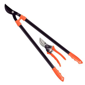 Conjunto de Tesoura e Tesourão de Poda Com Cabo Metálico (78362/805) - Tramontina - Ritec Máquinas e Ferramentas