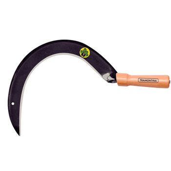 Foicinha Metálica Para Pasto Com Cabo de Madeira 13cm (77682/025) - Tramontina - Ritec Máquinas e Ferramentas