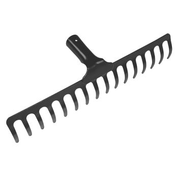 Ancinho Metálico Leve Curvo 16D Sem Cabo (77101/164) - Tramontina - Ritec Máquinas e Ferramentas