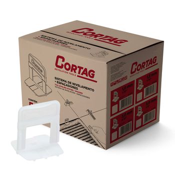 Espaçador Para Nivelador 4mm Com 500 Unidades Tradicional (62566) - Cortag - Ritec Máquinas e Ferramentas