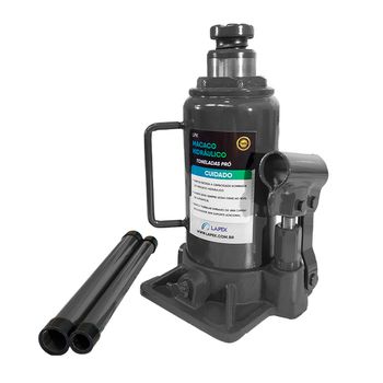 Macaco Hidráulico Pró Tipo Garrafa 12T (LPK-12TP) - Lape - Ritec Máquinas e Ferramentas