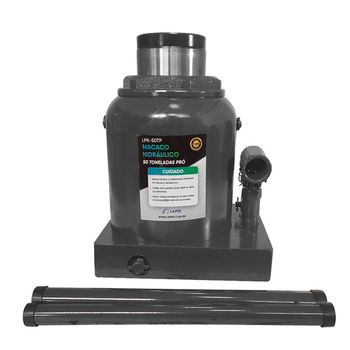 Macaco Hidráulico Pró Tipo Garrafa 50T (LPK-50TP) - Lapek - Ritec Máquinas e Ferramentas