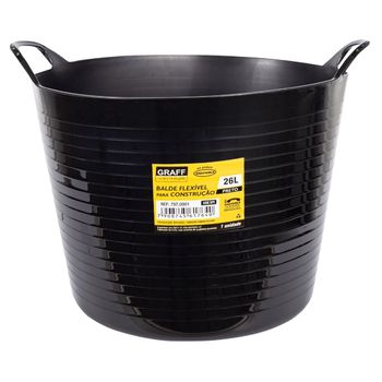 Balde Maleável Flexível Para Construção 26L (797,0001) - Graff Vantage - Ritec Máquinas e Ferramentas