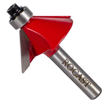 Fresa Para Tupia Moldura Reta / Chanfro 1.1/4'' x 1/4'' (91,0013) - Rocast - Ritec Máquinas e Ferramentas