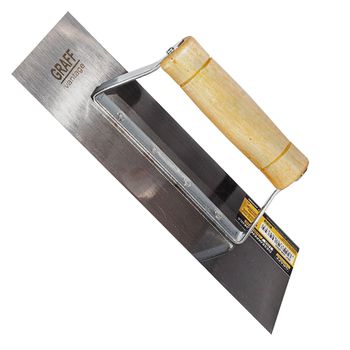 Desempenadeira Lisa Com Cabo de Madeira (698,0002) - Graff Vantage - Ritec Máquinas e Ferramentas