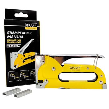 Grampeador Manual Para Grampos de 4 a 8mm (717,0001) - Graff Vantage - Ritec Máquinas e Ferramentas