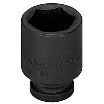 Soquete de Impacto Sextavado 1/4'' x 8mm (44882/108) - Tramontina Pro - Ritec Máquinas e Ferramentas