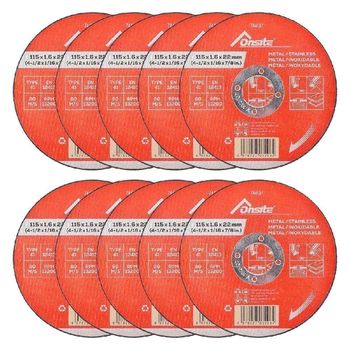 Kit Disco de Corte Deep Cut 4.1/2'' x 1.6mm Com 10 Unidades (744137) - Onsite - Ritec Máquinas e Ferramentas