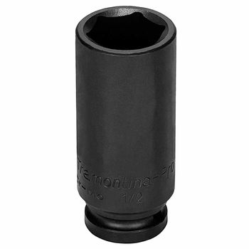 Soquete de Impacto Sextavado Longo 1/2'' x 12mm (44885/112) - Tramontina Pro - Ritec Máquinas e Ferramentas