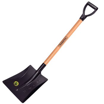 Pá Quadrada em Aço Com Cabo de Madeira 71cm (77464/434) - Tramontina - Ritec Máquinas e Ferramentas