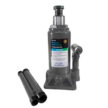 Macaco Hidráulico Pró Tipo Garrafa 8T (LPK-8TP) - Lapek - Ritec Máquinas e Ferramentas