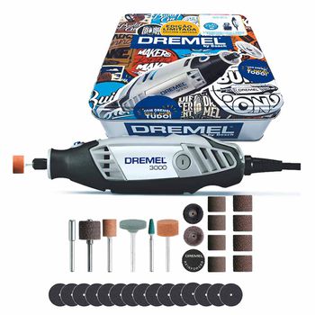 Dremel Micro Retífica 3000 com 31 Acessórios e Caixa Metalizada - Ritec Máquinas e Ferramentas