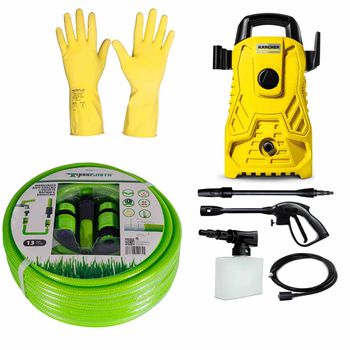 Lavadora de Alta Pressão Portátil 127V - A.P Com Mangueira e Luva - Karcher - Ritec Máquinas e Ferramentas