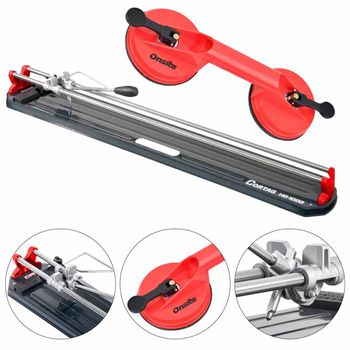 Cortador Manual de Pisos HD-1000 G2 Com Ventosa Dupla 60kg - Corta - Ritec Máquinas e Ferramentas