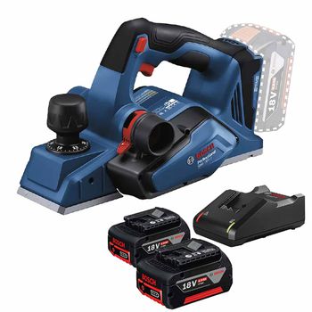 Plaina Industrial 18V GHO 185 LI Com 2 Baterias e Carregador - Bosch - Ritec Máquinas e Ferramentas