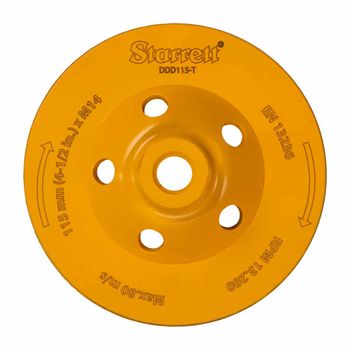 Disco Diamantado Para Desbaste Turbo 115mm x M14 (DDD115-T ) - Starrett - Ritec Máquinas e Ferramentas