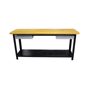 Bancada Aberta 1,5m Com Gaveta e Tampo 152 CD Preta - FERCAR - Ritec Máquinas e Ferramentas