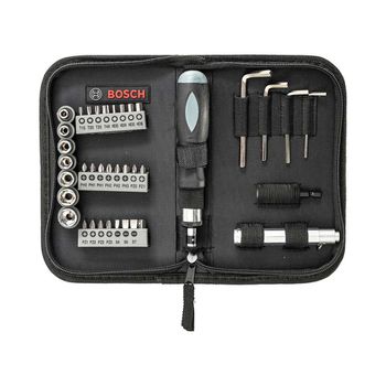 Kit de Pontas e Soquetes Bosch para parafusar com 38 Peças - Ritec Máquinas e Ferramentas