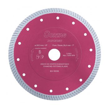 Disco Diamantado Durokort 200mm - Cortag - Ritec Máquinas e Ferramentas