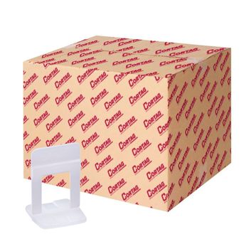 Espaçador Nivelador 1,0mm Slim (Caixa c/ 1000 Unidades) - Cortag - Ritec Máquinas e Ferramentas