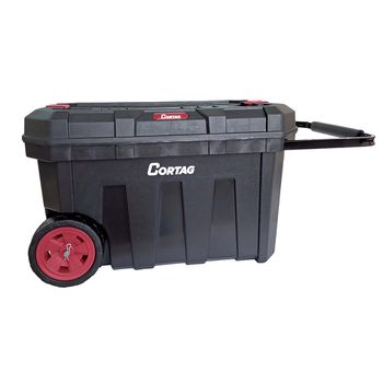 Caixa Plástica Baú com Rodas 24'' 62544 - Cortag - Ritec Máquinas e Ferramentas