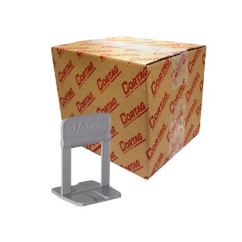 Espaçador Nivelador SUPRA 1,5mm C/ 500 Pçs (62409) - Cortag - Ritec Máquinas e Ferramentas