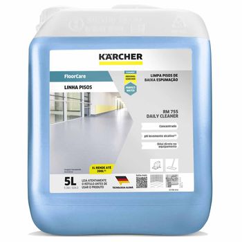 Detergente Floor Care 5L - RM 755 DAILY (93815040) - Karcher - Ritec Máquinas e Ferramentas