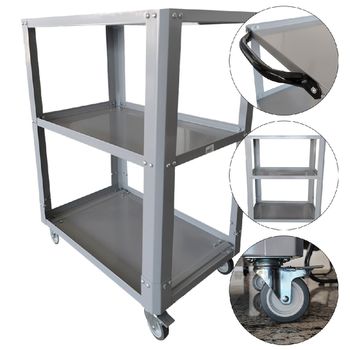 Carrinho Para Ferramentas Desmontável Cinza (CD01) - Fercar - Ritec Máquinas e Ferramentas